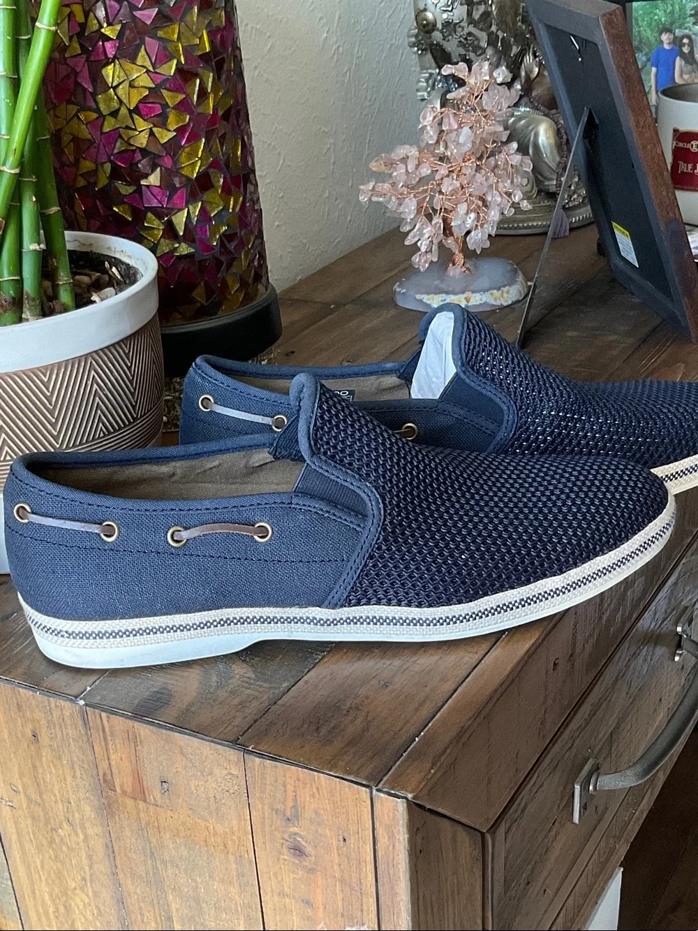 ALDO - Men's Slip-On Casual Boat Shoes in Navy